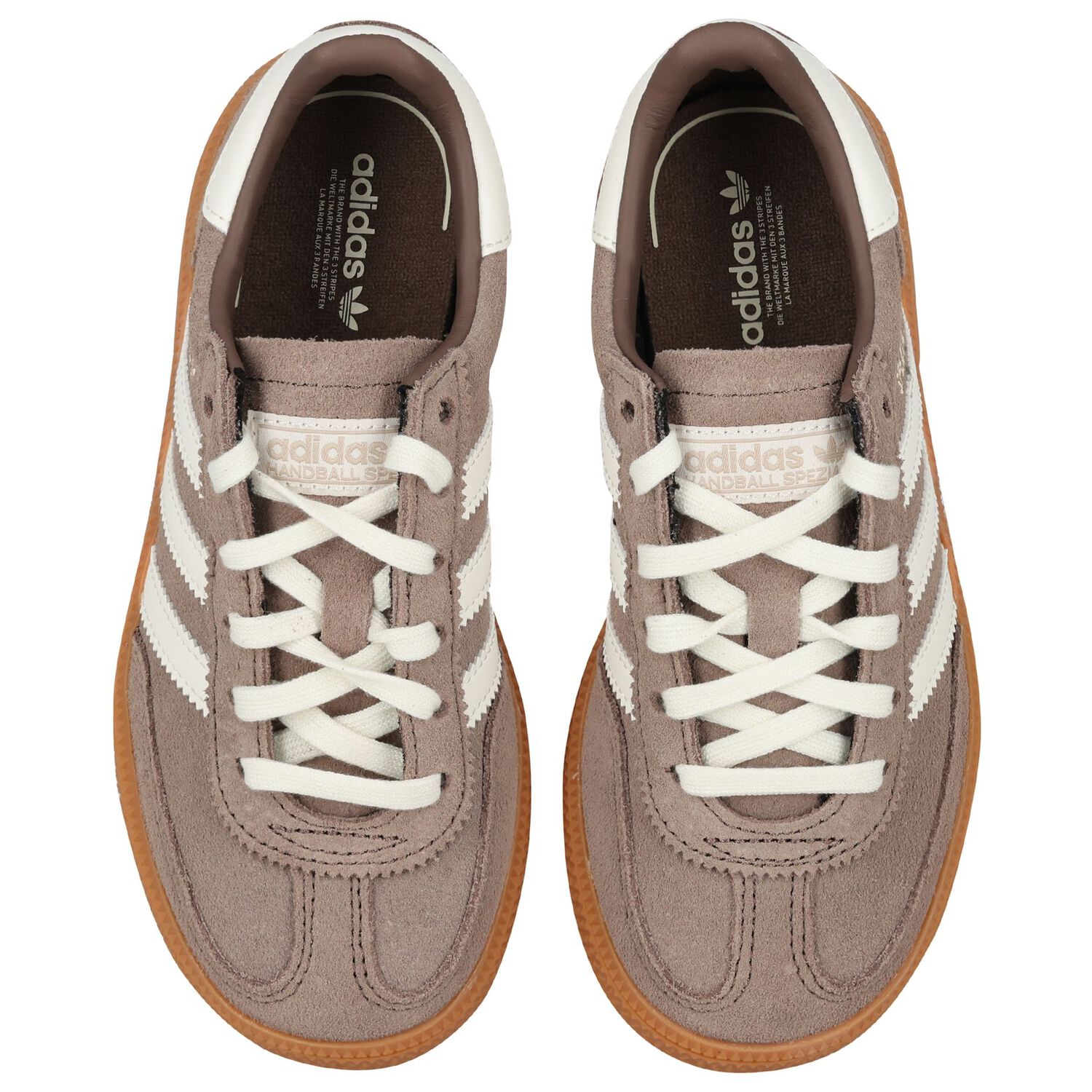 Beige Logo Handball Special Trainers, 1, hi-res