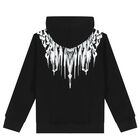 Black & Gold Logo Hooded Top, 1, hi-res