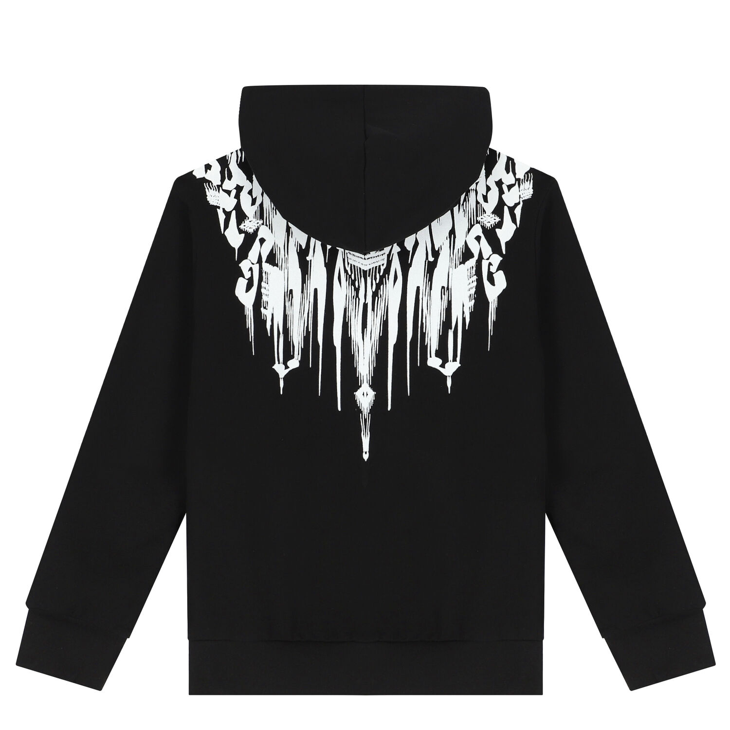 Black & Gold Logo Hooded Top, 1, hi-res