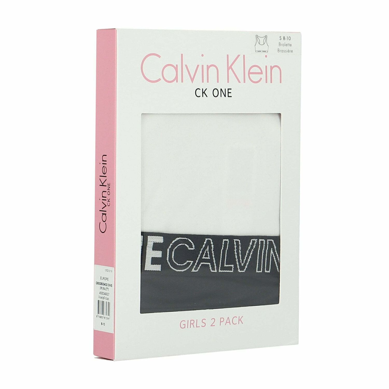 Girls Black & White Bra Tops (2-Pack), 1, hi-res image number null