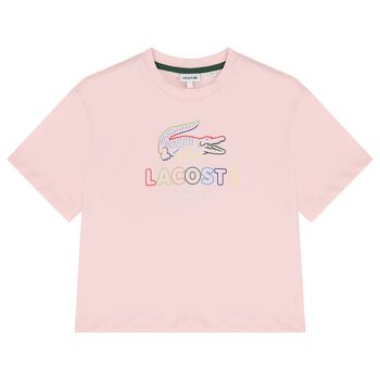 Girls Pink Logo T-Shirt