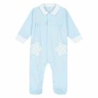 Baby Boys Blue Babygrow, 2, hi-res