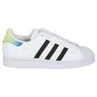 Girls White Superstar J Trainers, 1, hi-res