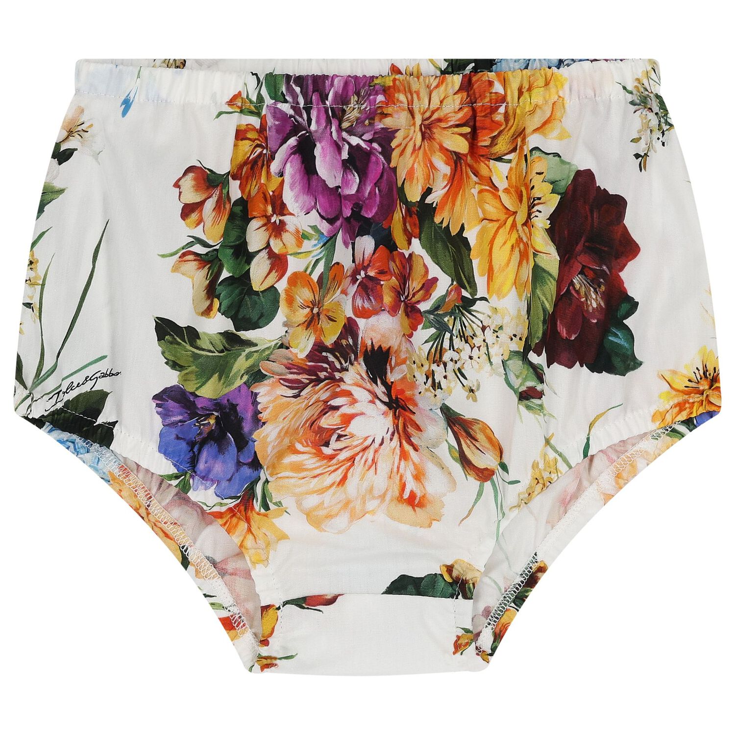 Younger Girls Multi-Coloured Logo Floral Dress Set, 1, hi-res image number null