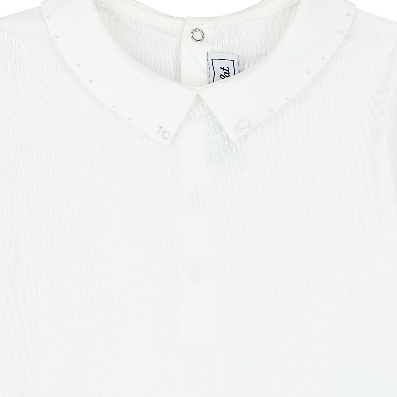 White Logo Bodysuit, 1, hi-res