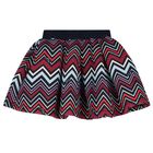 Girls Multi-Coloured Zig Zag Skirt Set, 1, hi-res
