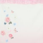 Baby Girls White & Pink Ruffled Floral Nest, 1, hi-res
