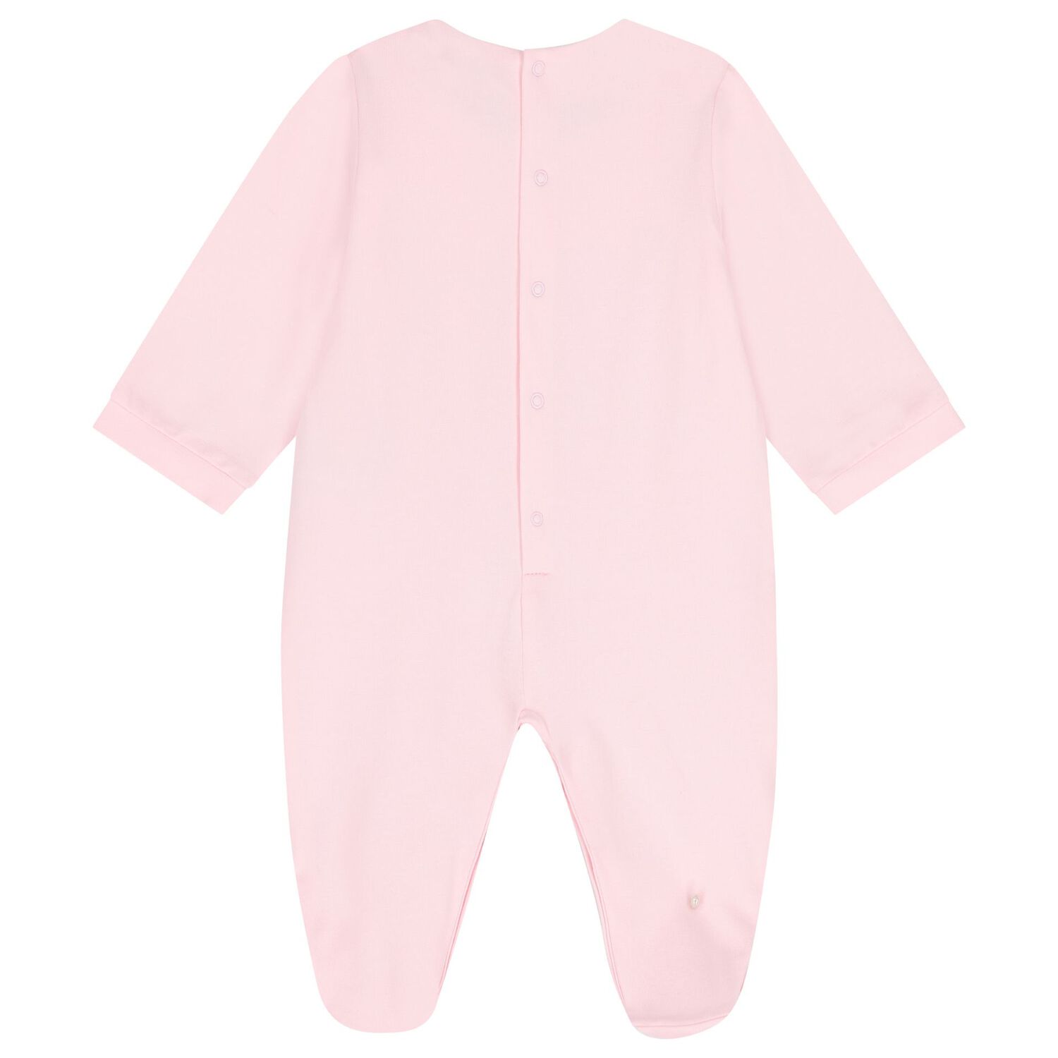 Baby Girls Pink Logo Babygrow, 2, hi-res