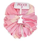 Girls Pink & Ivory Iride Scrunchie, 1, hi-res