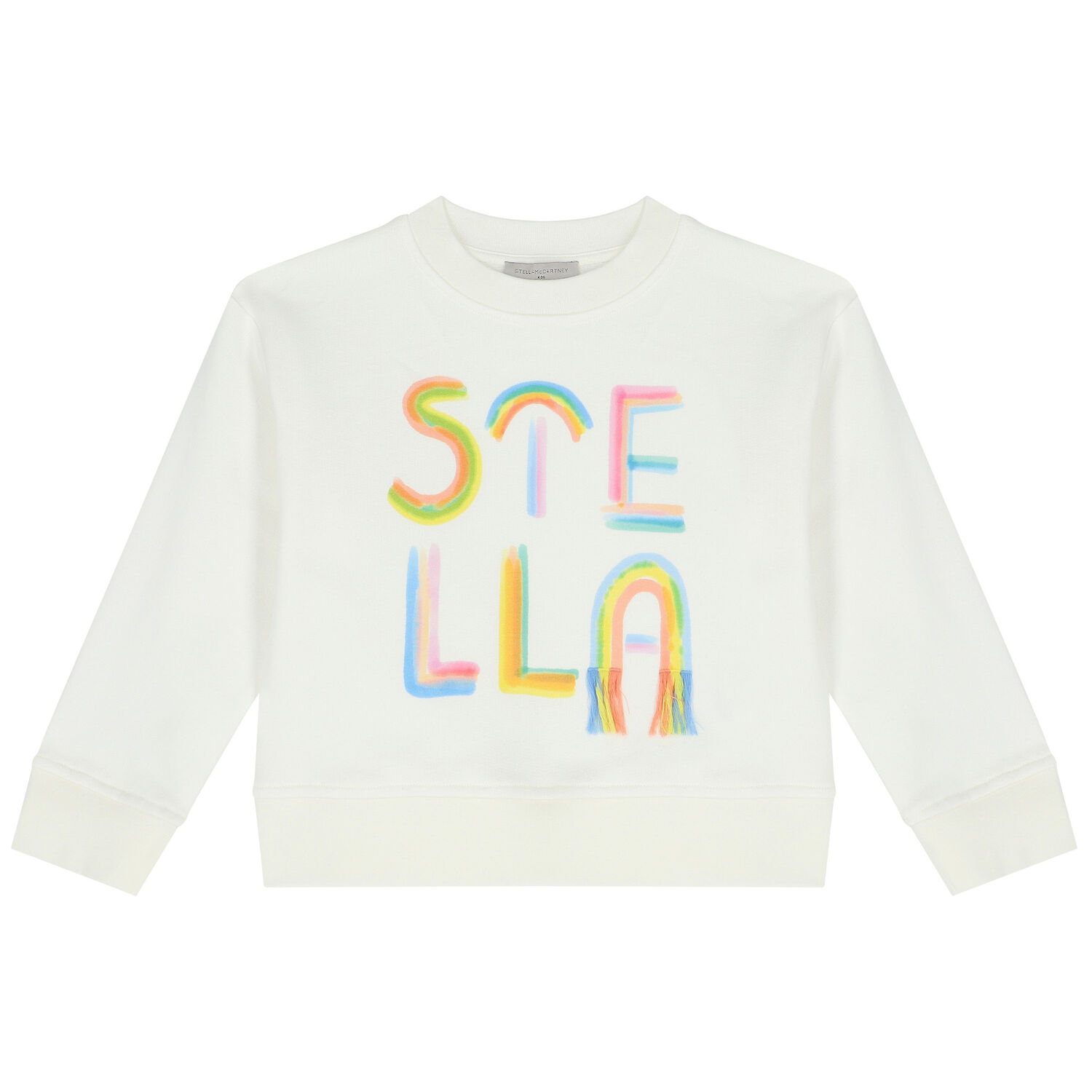 Girls Ivory Logo Sweatshirt, 1, hi-res