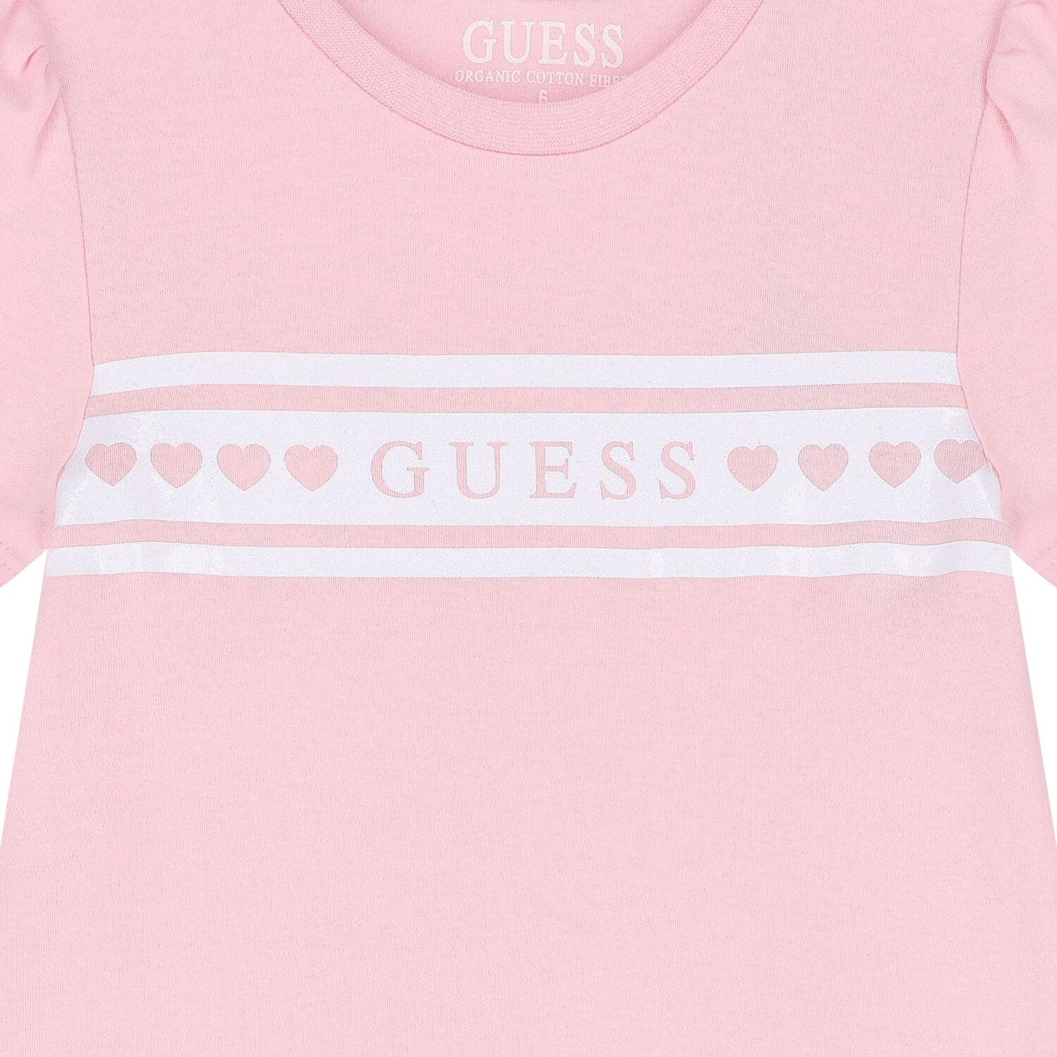 Girls Pink Cotton Ruffle Dress, 2, hi-res