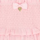 Girls Pink Sequin Playsuit, 1, hi-res