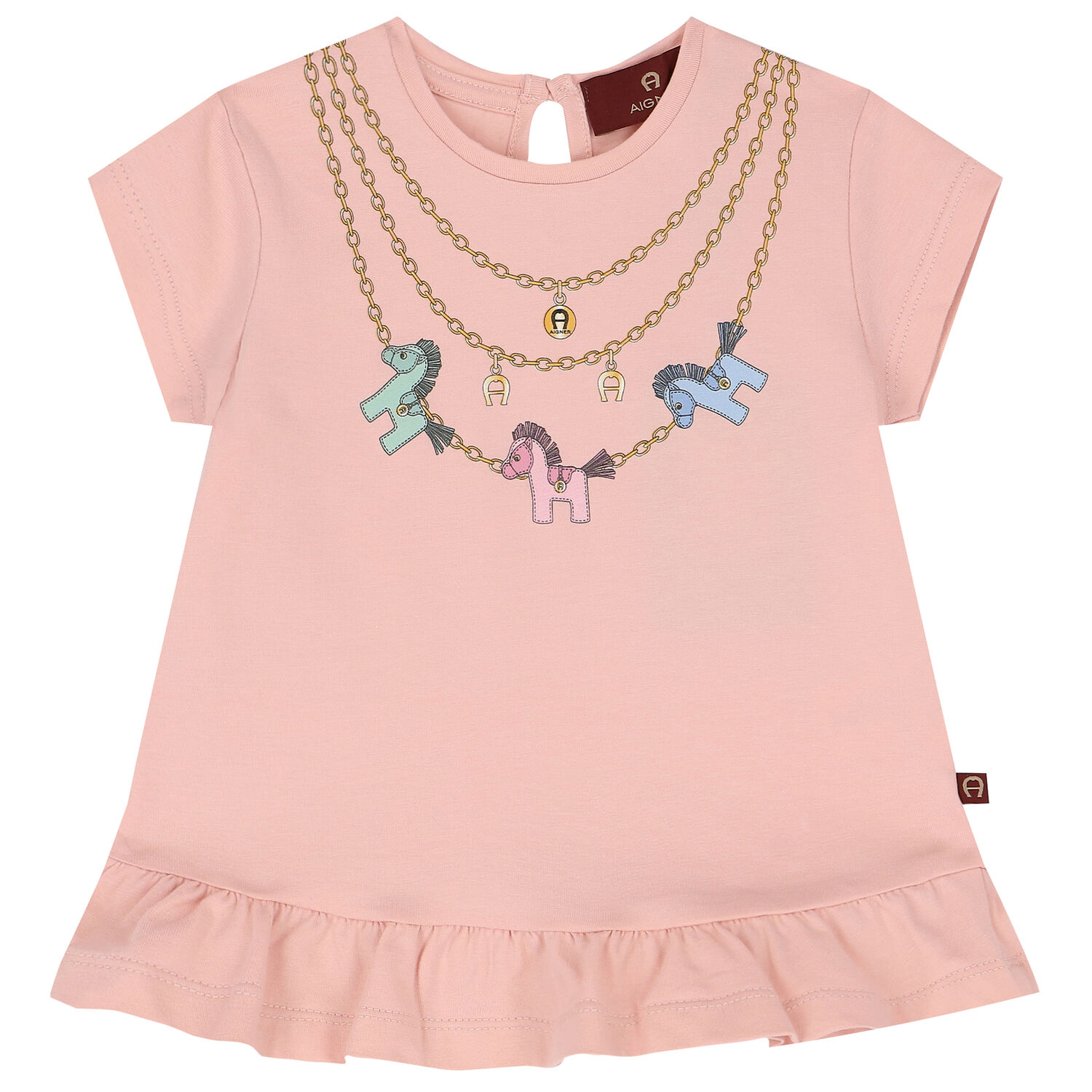 Younger Girls Pink Logo Leggings Set, 1, hi-res