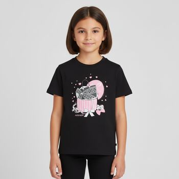 Girls Black Bag T-Shirt