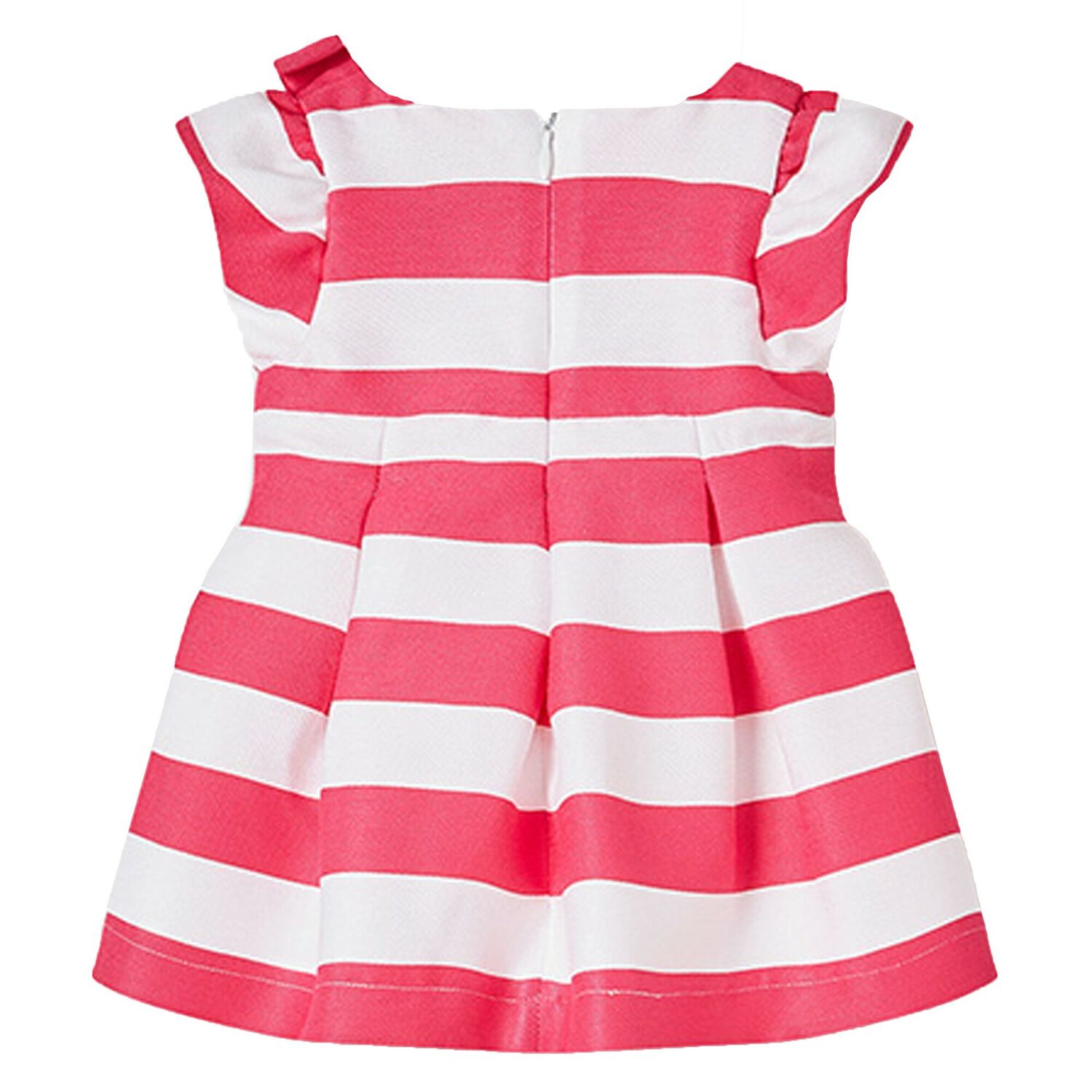 Younger Girls Pink & White Striped Dress, 1, hi-res image number null