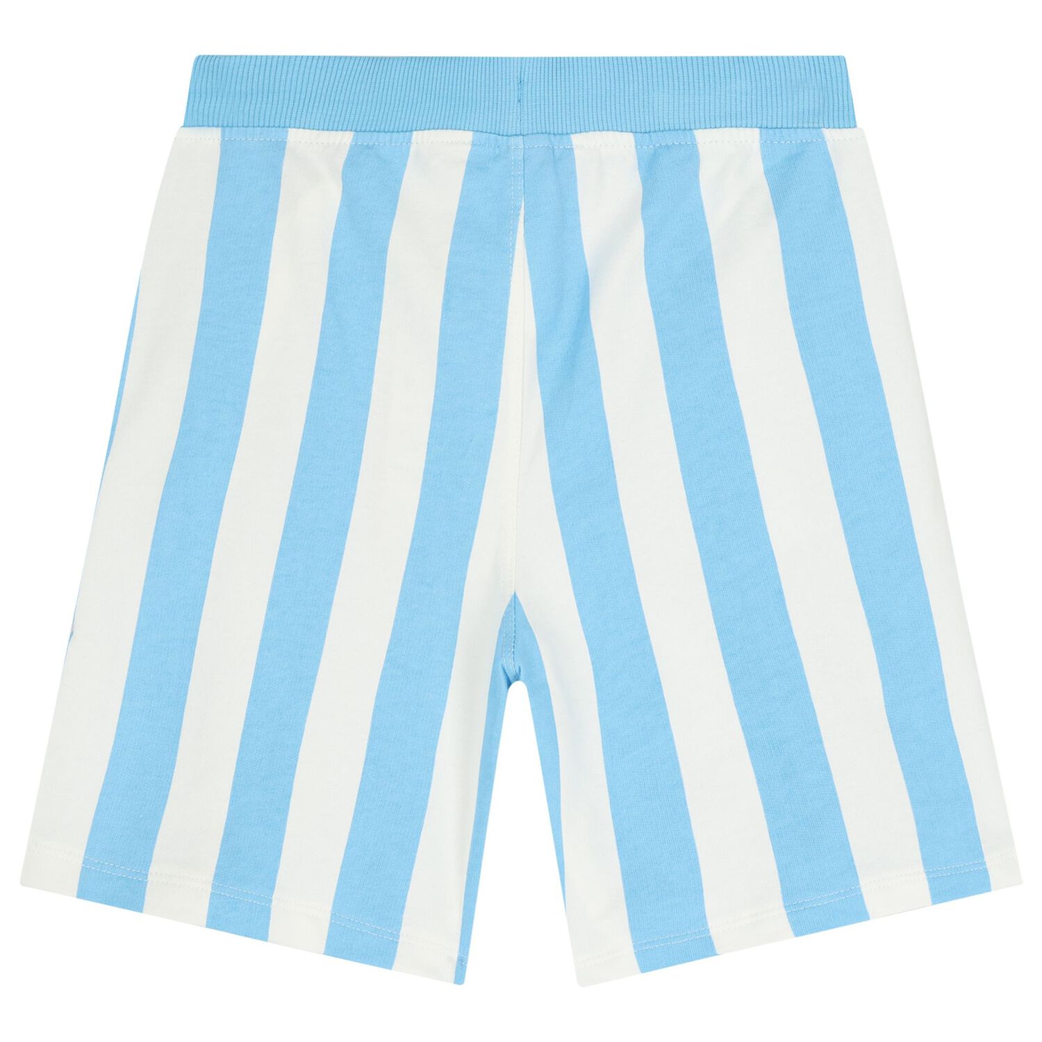 Boys Blue & White Striped Shorts, 1, hi-res