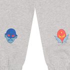 Younger Boys Grey Robot Joggers, 1, hi-res