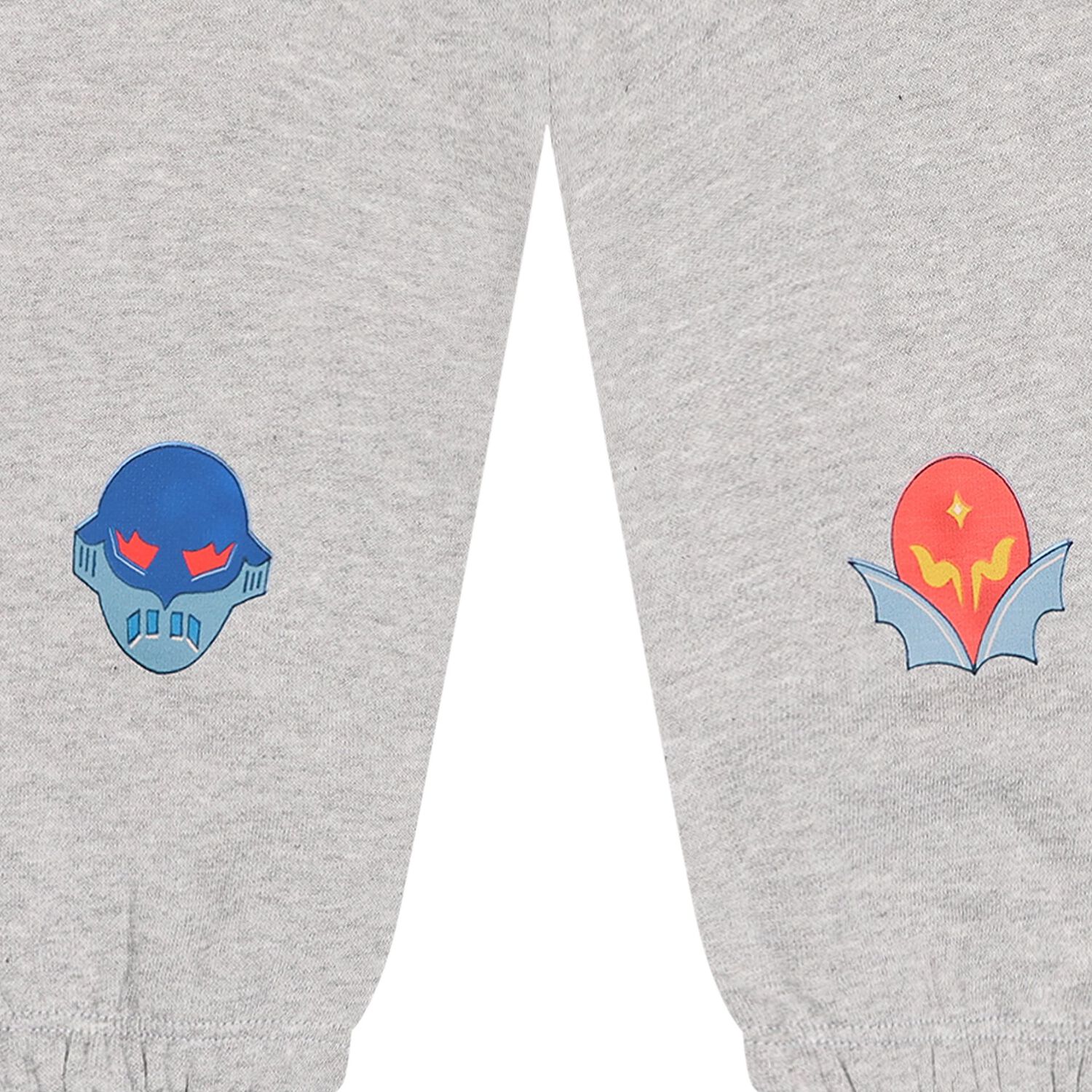 Younger Boys Grey Robot Joggers, 1, hi-res