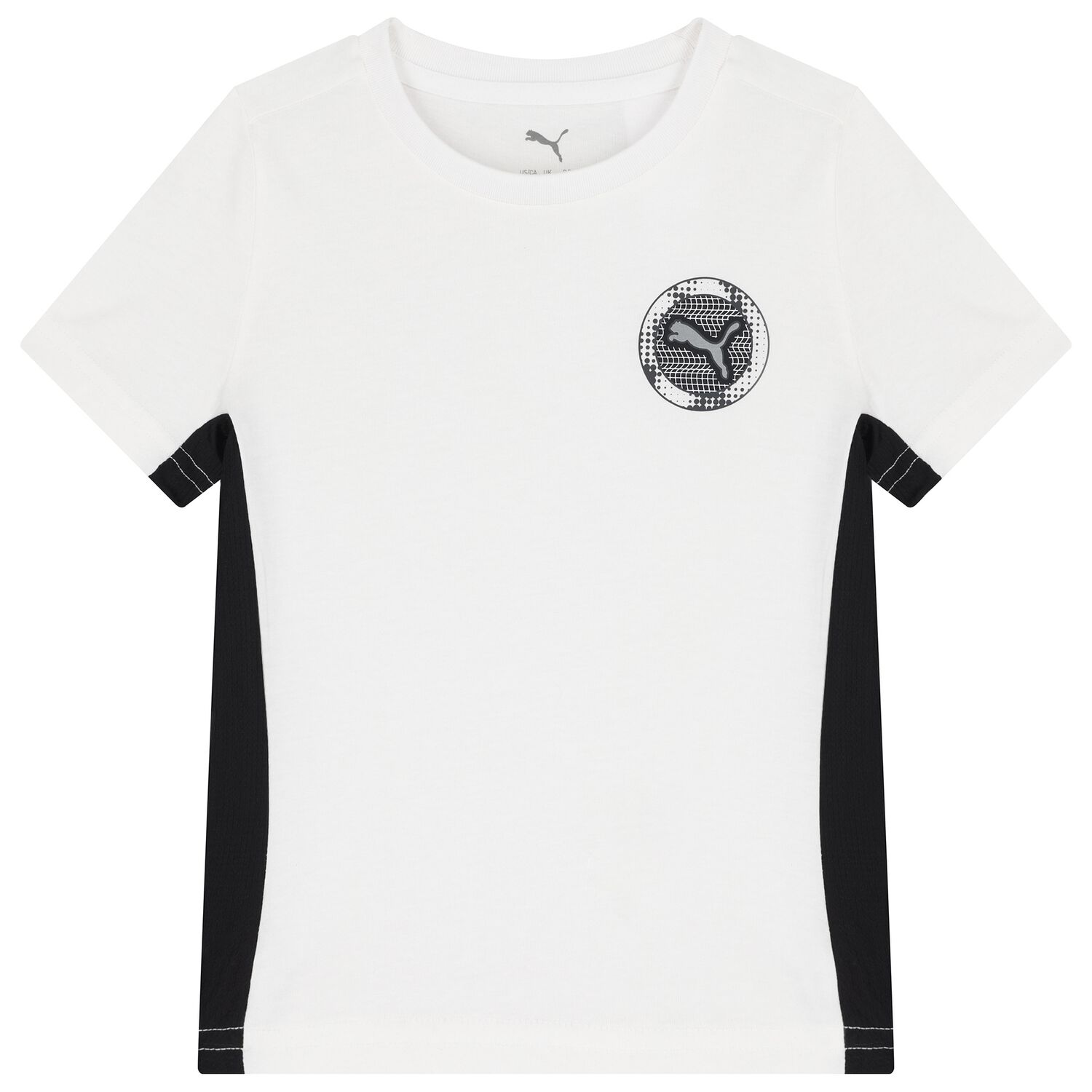 Boys White Logo T-Shirt, 1, hi-res
