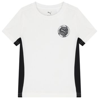 Boys White Logo T-Shirt