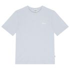 Boys White & Blue Logo T-Shirts (2 Pack), 4, hi-res