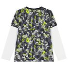 Boys Grey Logo Tracksuit, 4, hi-res