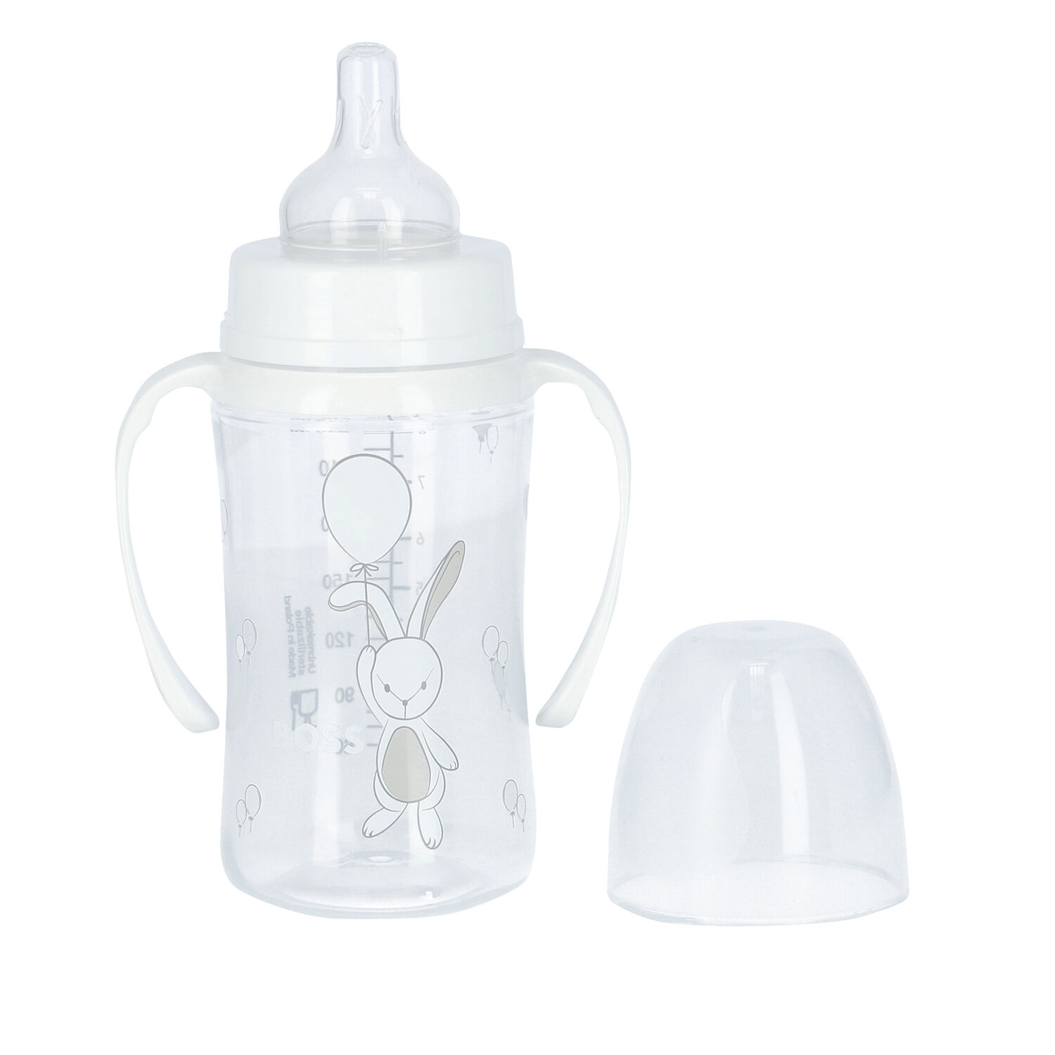 White Baby Bottles (2 Pack), 1, hi-res