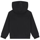 Boys Black Jordan Logo Hooded Top, 1, hi-res