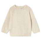 Younger Boys Ivory Knitted Jumper, 2, hi-res