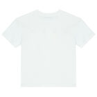 Boys White Paint Splatter Logo T-Shirt, 1, hi-res