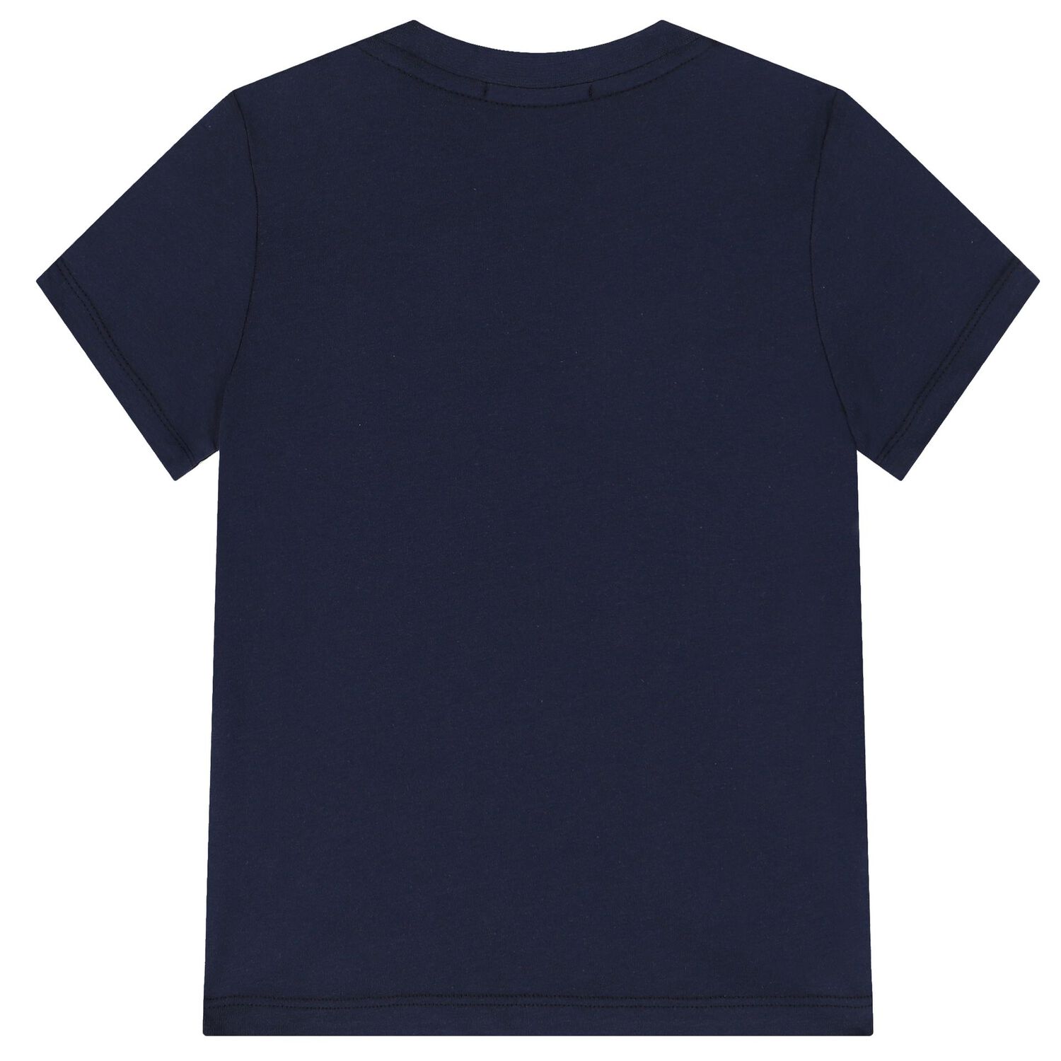 Younger Boys Navy Logo T-Shirt, 2, hi-res