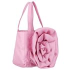 Girls Pink Flower Bag, 2, hi-res