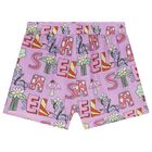 Girls Purple Logo Shorts, 1, hi-res