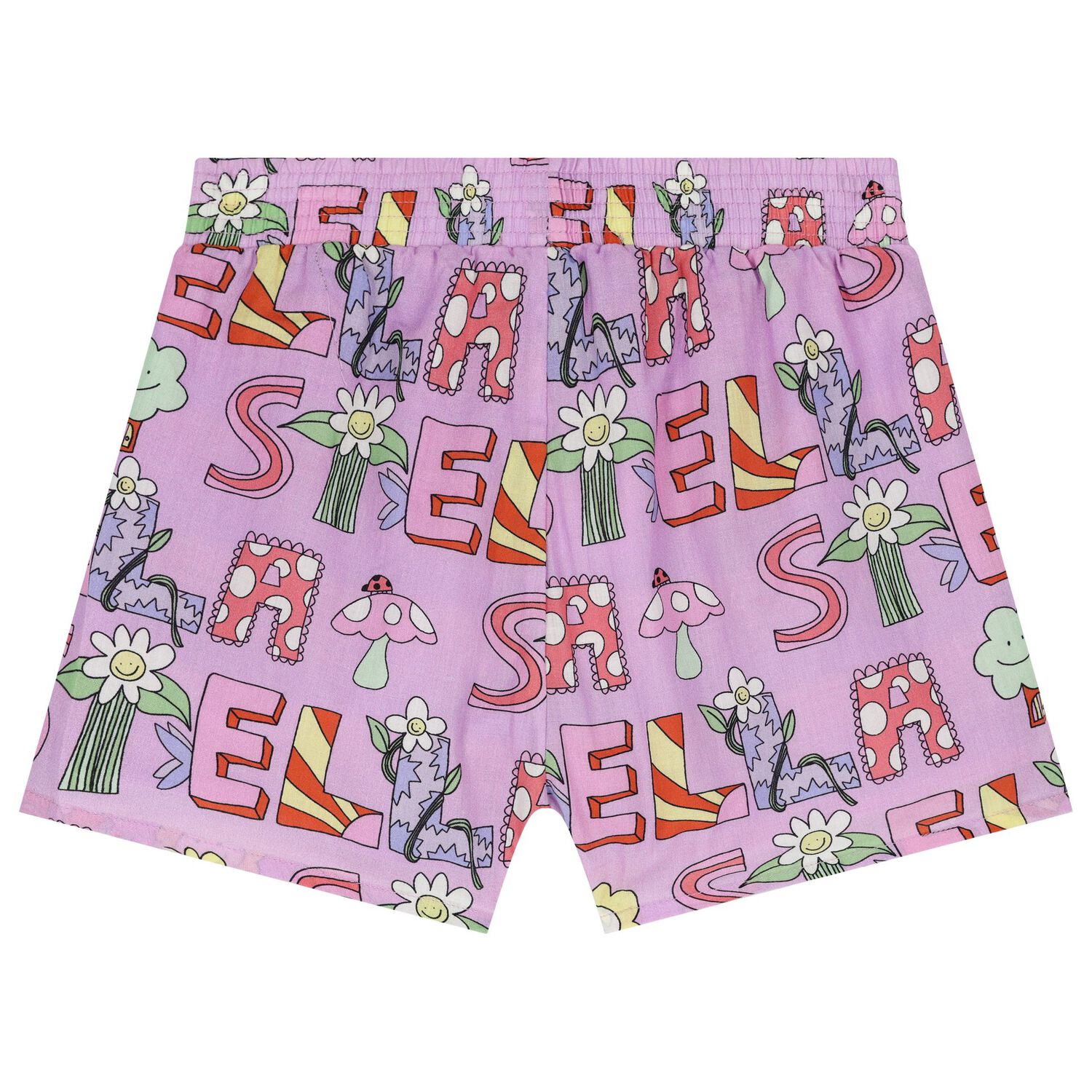 Girls Purple Logo Shorts, 1, hi-res image number null