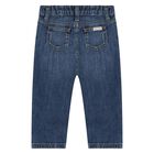Younger Boys Blue Denim Jeans, 2, hi-res