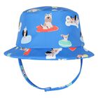 Baby Boys Blue & White Swim Set, 2, hi-res