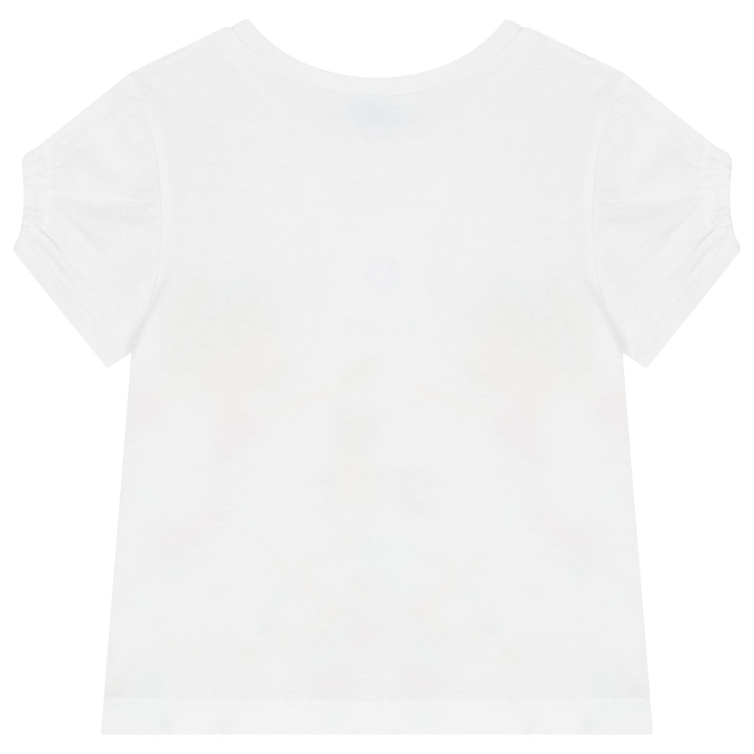 Girls White & Pink Shorts Set, 2, hi-res image number null