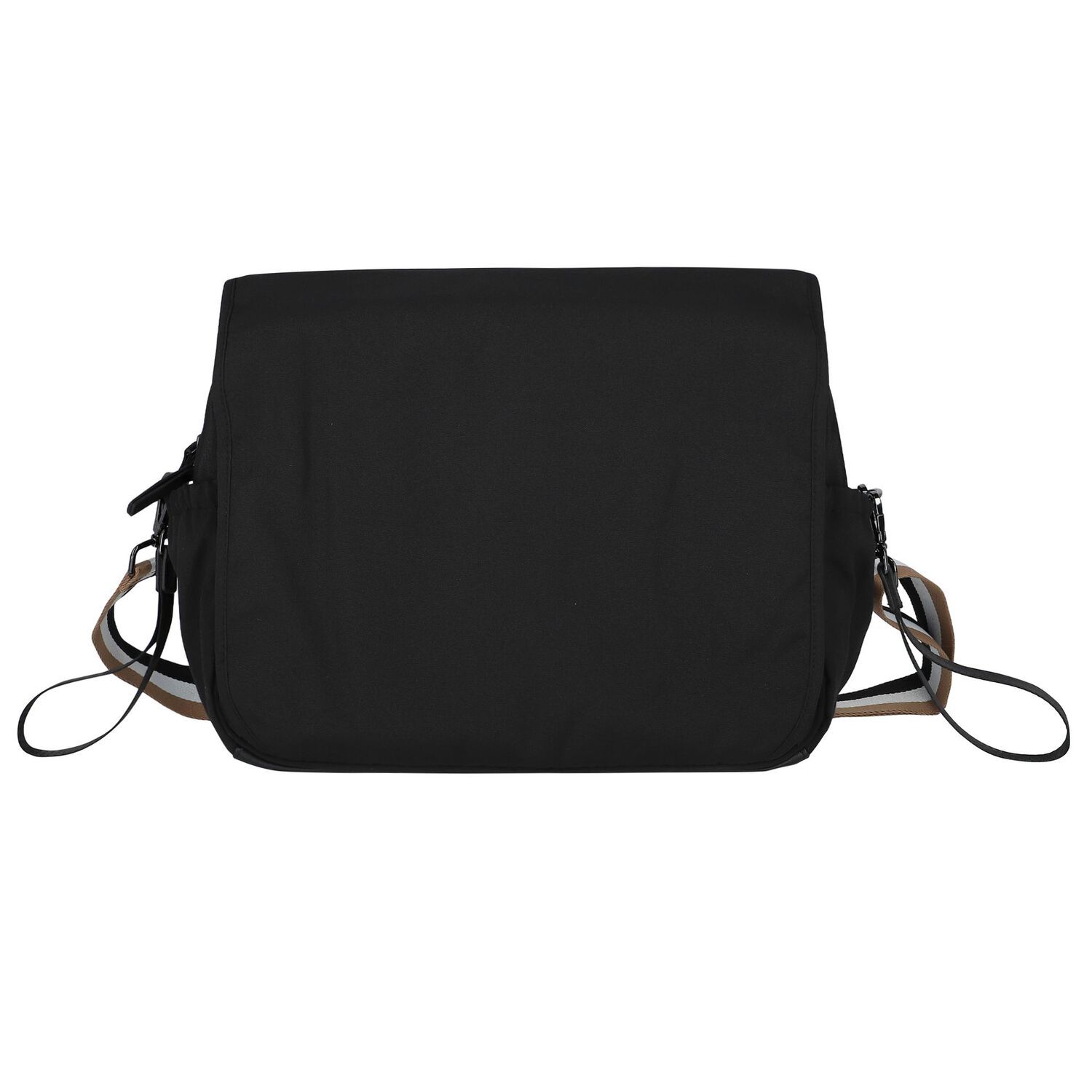 Black Logo Baby Changing Bag, 1, hi-res