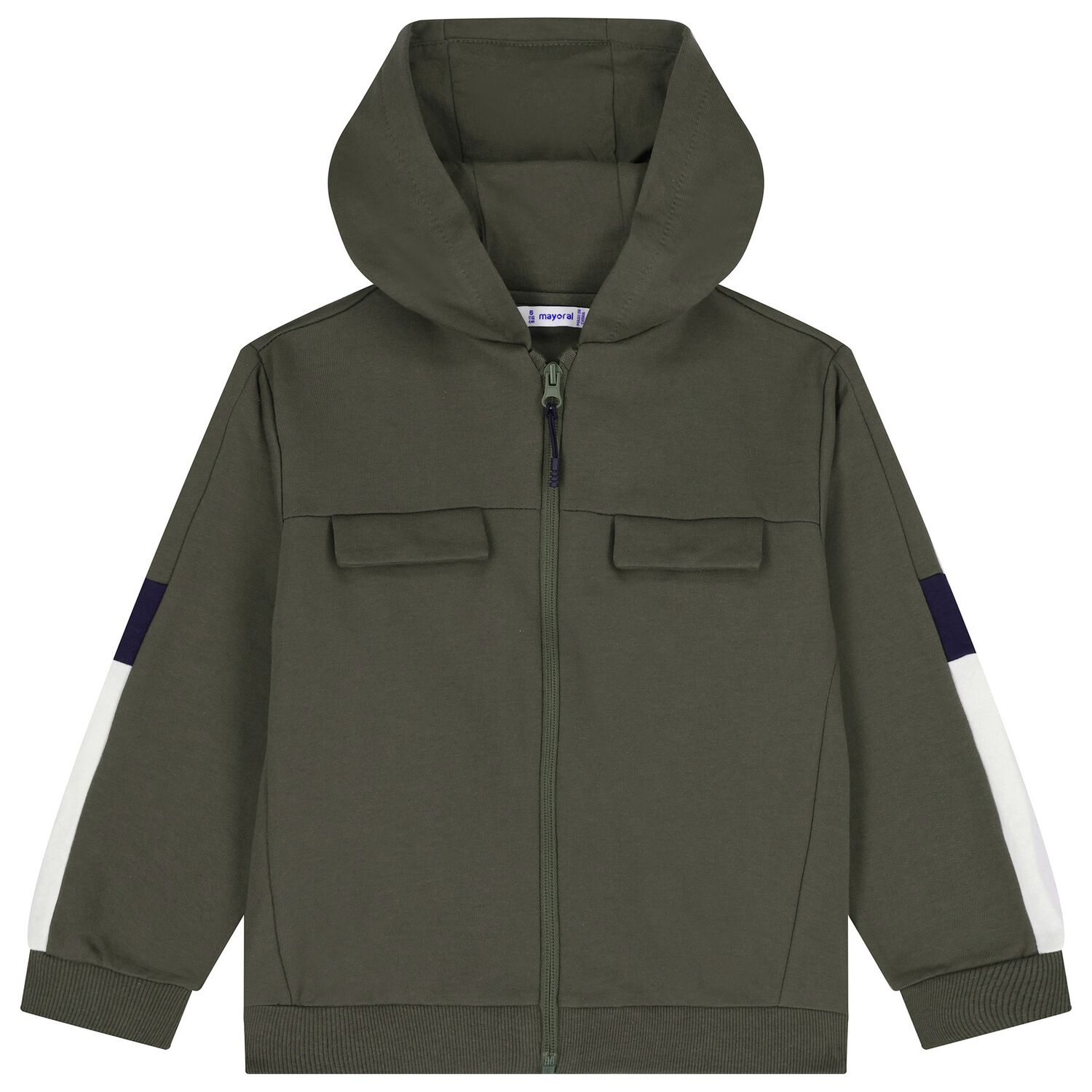 Boys Green & White Tracksuit Set (3 Piece), 2, hi-res