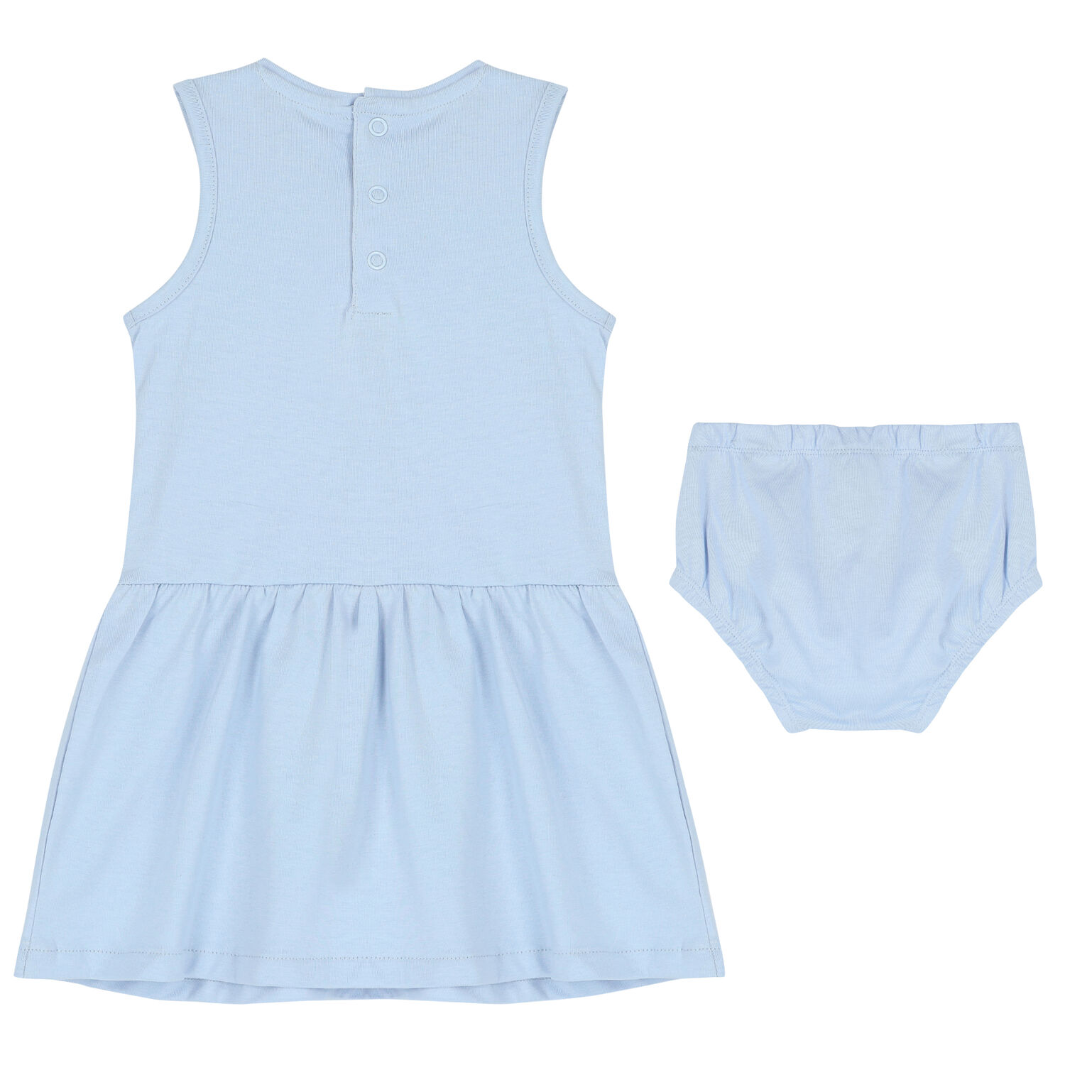 Baby Girls Purple Logo Dress Set, 3, hi-res