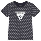 Boys Navy Blue Logo T-Shirt, 1, hi-res