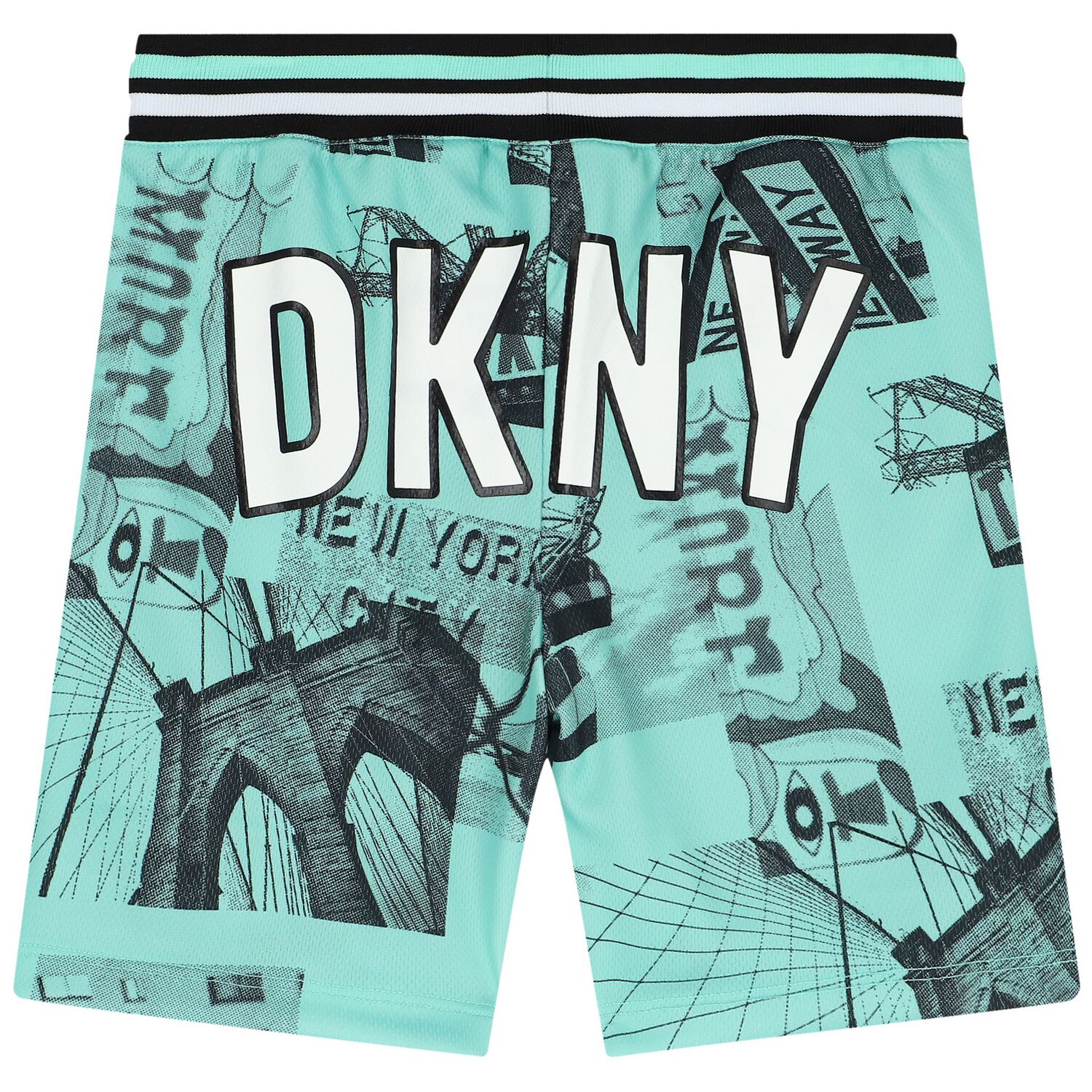 Boys Green Logo Shorts, 1, hi-res image number null
