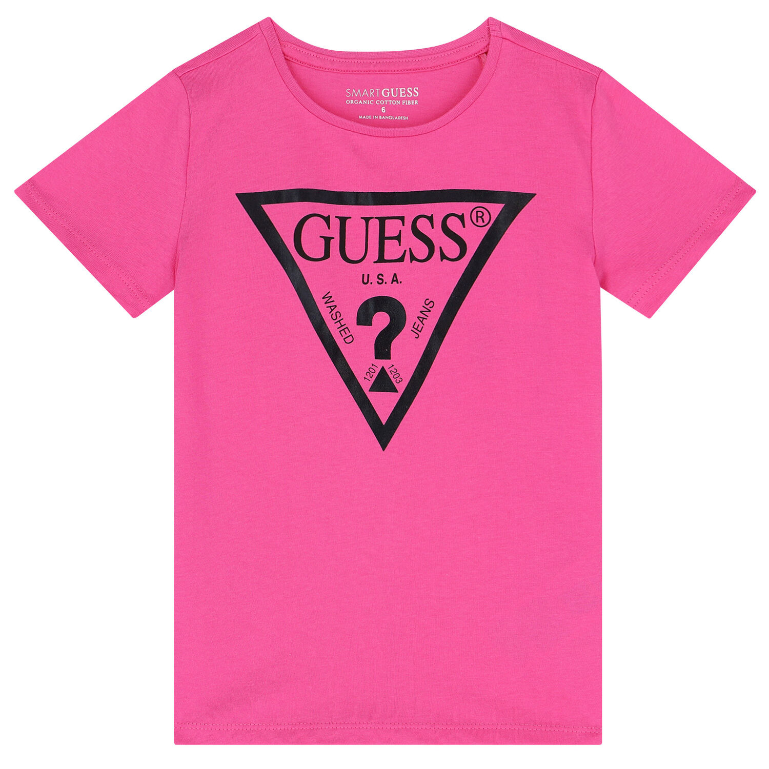 Girls Pink Logo T-Shirt, 6, hi-res
