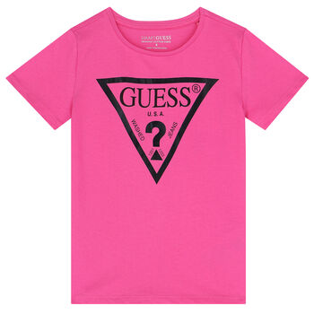 Girls Pink Logo T-Shirt