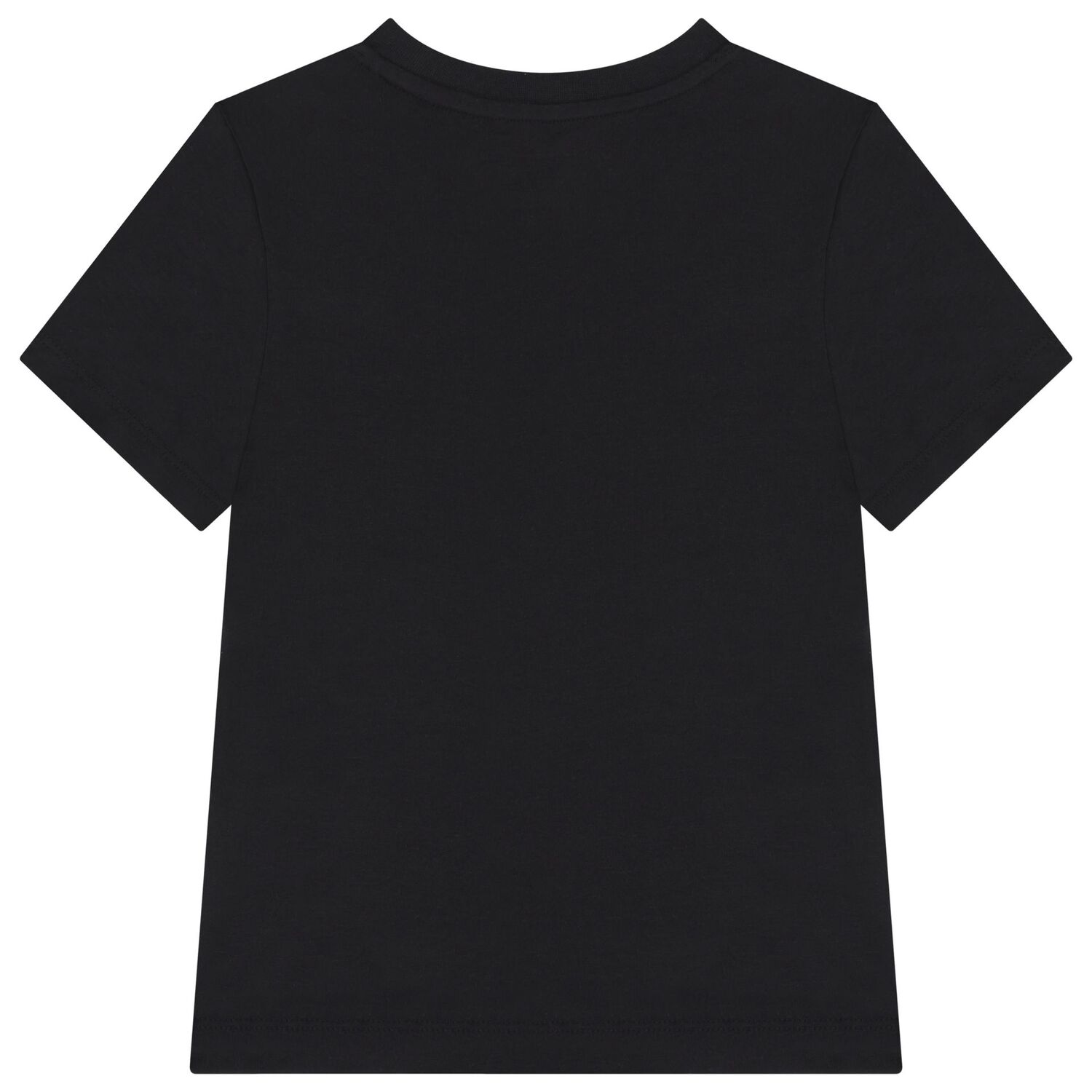 Boys Black Logo T-Shirt, 1, hi-res