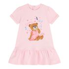 Baby Girls Pink Teddy Bear Dress Set, 1, hi-res