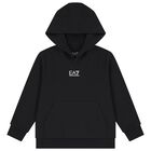 Boys Black Logo Tracksuit, 3, hi-res