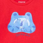 Younger Boys Red Monster T-Shirt, 1, hi-res