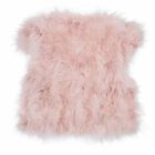 Girls Blush Pink Marabou Feather Bolero, 1, hi-res