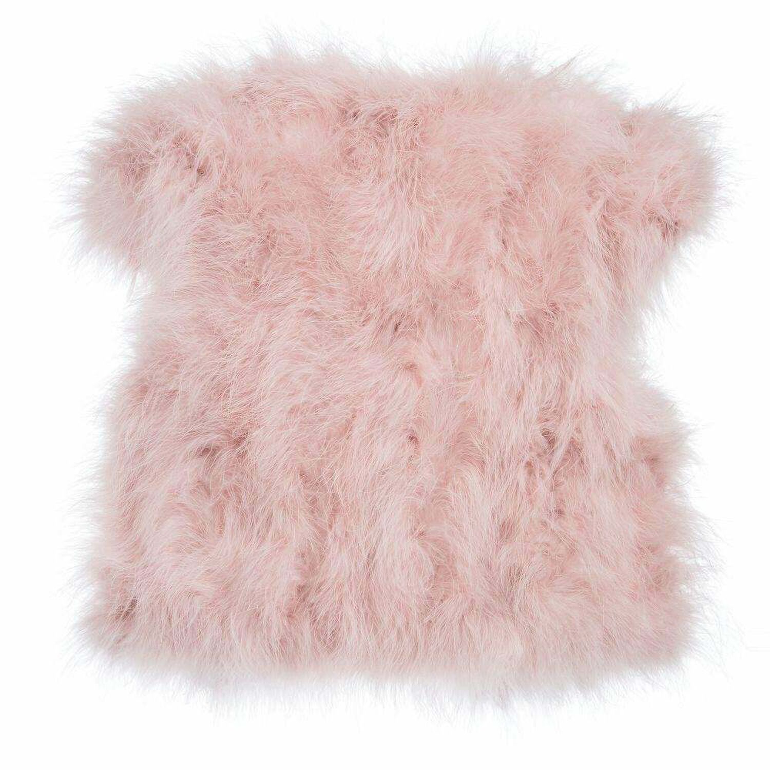 Girls Blush Pink Marabou Feather Bolero, 1, hi-res